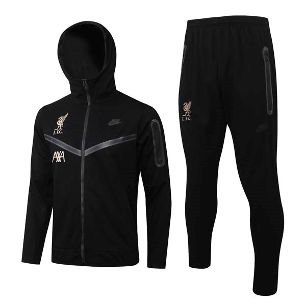 Chandal Con Capucha Liverpool 2022-23 Negro